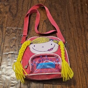 Oilily Pink and Yellow Kids Shoulder Bag
